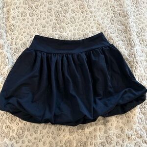 NWT GB Girls XL Black Bubble Mini Skirt Ruched Casual